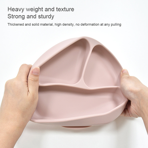 Plato de Silicona para Bebé con Succión, Libre de BPA, Ecológico, Apto para Lavavajillas, con Divisiones y Base Antideslizante - Product Image 4