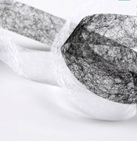 Ruban adhésif double face pour fondre à la chaleur Ruban adhésif non tissé de 10 mm à 80 mm de largeur pour vêtements et textiles d'intérieur