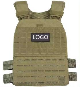 سترة حمل الوزن قابلة للتعديل بشعار خاص Molle للياقة البدنية سترة تحمل الوزن للتدريب في الصالة الرياضية معدات اللياقة البدنية سترة موازنة - Product Image 2