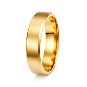 Anillo de Acero Inoxidable Mate de 8MM para Hombre, Venta Caliente Transfronteriza, Joyería de Moda Sencilla de Fábrica de Yiwu, Venta al por Mayor de Joyería - Product Image 6