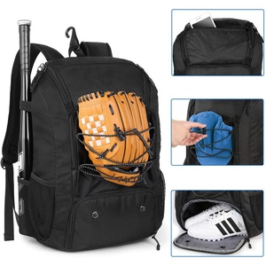 Custom Logo Baseball <strong>Backpack</strong> Softball Bat <strong>Backpack</strong> with Fence Hook for <strong>Batting</strong> Mitten, Helmet, Hats Teeball Gear - Product Image 4