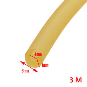 ยางยืดธรรมชาติสำหรับยิงหนังสติ๊กกลางแจ้ง ขนาด <span class=keywords><strong>1</strong></span>/3/5 เมตร สำหรับยิงหนังสติ๊ก ออกกำลังกาย โยคะ บันจี้จัมพ์ ขนาดเส้นผ่านศูนย์กลาง 3x5/4x6 มม. - Product Image 3