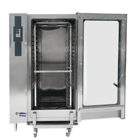 Four combiné commercial à écran tactile intelligent - 18 plateaux, conception au gaz Rational pour une cuisson professionnelle