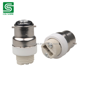 <span class=keywords><strong>Adaptateur</strong></span> d'<span class=keywords><strong>ampoule</strong></span> Colshine <span class=keywords><strong>B22</strong></span> <span class=keywords><strong>vers</strong></span> G9 à vis, support de lampe <span class=keywords><strong>E27</strong></span> en laiton et plastique, boîtier métallique, sécurité 250V, usage intérieur - Product Image 2