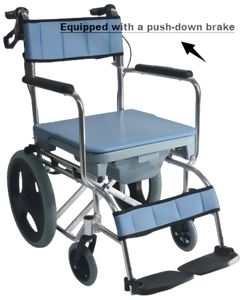 Portable Folding Manual Wheelchair <strong>Elderly</strong> Rehabilitation Reinforcement Bath <strong>Chair</strong> Commode Toilet Walker Shower <strong>Chair</strong> Features - Product Image 6
