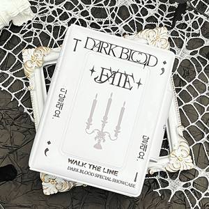 KPOP Jungwon Sunghoon DARK BLOOD Álbum Carpeta <span class=keywords><strong>de</strong></span> tarjetas Jake Heeseung FATE Photocard Collect Holder Ins Style Card Books Fans Gift - Product Image 1