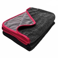 Accessoires automobiles : Serviette de séchage pour voiture en microfibre à boucles torsadées simples 8000 GSM, 40*60 cm, pour le detailing automobile, le lavage et le nettoyage