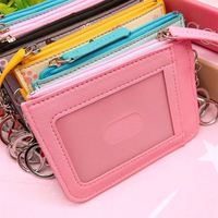 Porte-monnaie mignon en PU Kawaii, porte-monnaie pour chat, clips pour sac, porte-monnaie, sacs à main, mini porte-monnaie à fermeture éclair Little Twin Stars