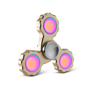 Riple-gear <span class=keywords><strong>Spinner</strong></span>-Hàng không vũ trụ nhôm & thép không gỉ lai <span class=keywords><strong>Fidget</strong></span> đồ chơi, lớp phủ màu 3D cho người lớn/trẻ em - Product Image 2