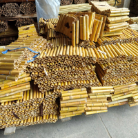 Pagar Taman Bambu Fleksibel Grosir untuk Dekorasi Pinggir Lanskap Luar Ruangan, Pembatas untuk Kebun Bunga, Rumput, dan Lanskap Halaman