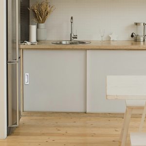 WEKIS 4.72 Inch Brass Matte Black <b>Small</b> <b>Sliding</b> Door Handle Hardware Industrial Recessed Pulls Kitchen Cupboard Screw Easy - Product Image 5