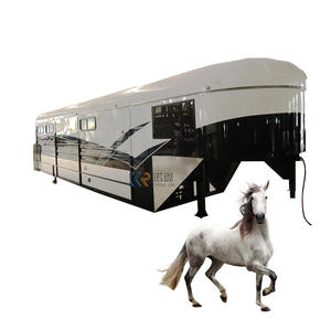 Remorque de transport de chevaux de luxe à col de cygne pour 3 chevaux, avec logement, cuisine, remorque flottante pour chevaux, norme australienne - Product Image 5