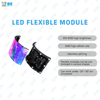 Écran LED souple P1.86 P2 pour canettes de bière, intérieur/extérieur, étanche, publicité créative, écran souple pour événements