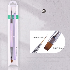 Nouveau stylo à ongles Double pointe, stylo de luminothérapie à Double usage, stylo de couleur, <span class=keywords><strong>crayon</strong></span> de <span class=keywords><strong>dessin</strong></span>, façonnage, stylo français - Product Image 4