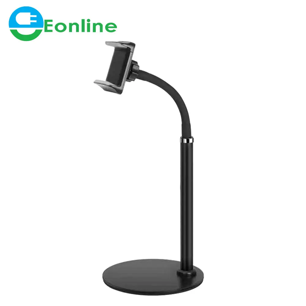 EONLINE Aluminium Tablet Stand Desktop Telefon Tablet Halter Ständer Verstellbar 4-12, 9 Zoll Tablet Phone Desktop Mount für iPad