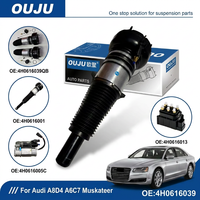 Amortisseurs à suspension pneumatique OUJU pour Audi A8 D4 A6 C7 avant gauche et droit avec ADS 4H0616039AP Kit de suspension pneumatique Amortiguadores