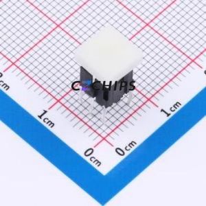 TSL06131-100B330BE-1K01-004F Tactile Switch Through hole-7P,6x6mm Switch Single Pole Single Throw Rectangle Button 1.8N 6mm - Product Image 1
