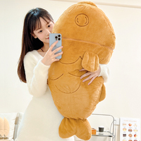 Adorable géant en peluche chat lapin poupée mignon chaton poisson oreiller 82*45cm PP coton remplissage nouveau Design cadeau parfait pour les enfants