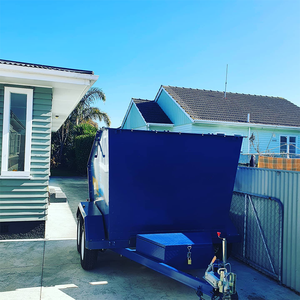 Hydraulic Small Mobile Skip Bins <strong>Trailer</strong> <strong>Trash</strong> for Efficient Waste Management - Product Image 2