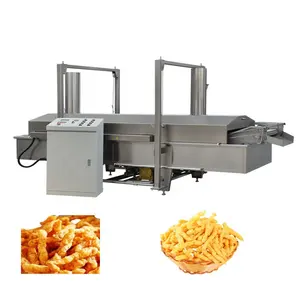 Jinan Sunward Automatic Fryer Fried Snack Maker Kurkure Making Machine