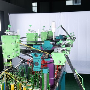 Tín dụng đại dương tốc độ cao dây ruy băng máy dệt rỗng phẳng dây bện máy đa màu đàn hồi ren bện máy - Product Image 3