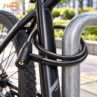 Cadenas en câble d'acier Jinta résistant aux intempéries, compact et portable, pour vélo et trottinette, achat en gros