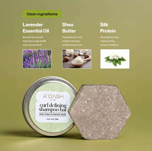 Shampooing solide hydratant pour cheveux bouclés naturels, fabricant et fournisseur de shampooings définissant les boucles, marque privée - Product Image 4
