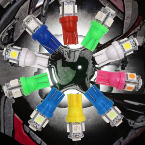 หลอดไฟ LED T10 12V 6000K สีฟ้า Canbus W5W 194 168 5050 5Smd ไฟสัญญาณสำหรับไฟอ่านหนังสือภายในรถยนต์ รับประกัน 1 ปี -40C~+80C - Product Image 3