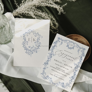 Carte de RSVP d'invitation de mariage typographie personnalisée de luxe avec enveloppes conception d'impression de papier et de carton - Product Image 4