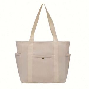 <b>Large</b> Capacity Reusable <b>Beach</b> Cotton Shopping <b>Bag</b> Fast Delivery Folding Style for Daily Travel Use with Custom Logo Low MOQ - Product Image 2