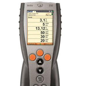 เครื่องวิเคราะห์ก๊าซไอเสียแบบพกพา Testo 350 รุ่นใหม่ (513520 0009) สำหรับการวิเคราะห์ก๊าซไอเสียพร้อมเซ็นเซอร์สูงสุด 6 ตัว - Product Image 2