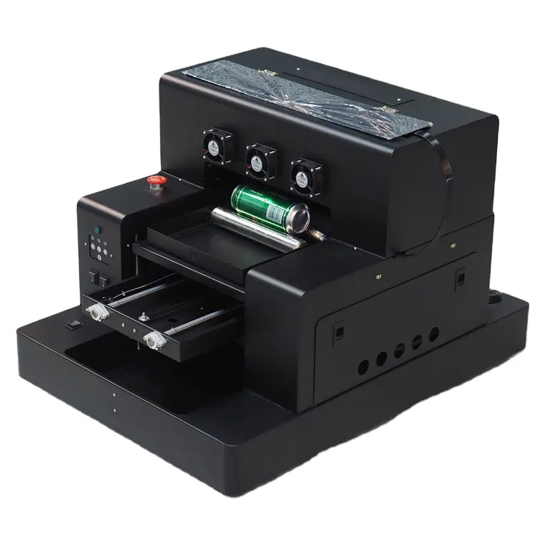 Melhor preço Impressora plana UV efeito verniz Cores A3 6 A4 Tamanho impressora plana UV LEVOU Impressora de mesa uv automático com A/B