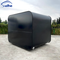 Maison en conteneur modulaire moderne en acier portable Space Capsule Villa Apple Pod Cabin