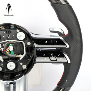 Volante de Cuero con Fibra de Carbono LED Compatible con Benz <span class=keywords><strong>2022</strong></span> Nuevo <span class=keywords><strong>CLS</strong></span> GLE W213 W238 W205 W222 W463 W167 C260 C300 C43 W211 W223 - Product Image 4