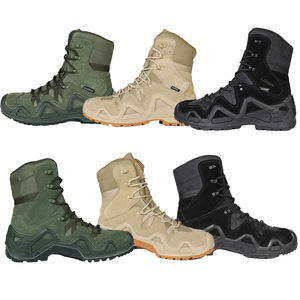 SONICE pour Homme et Femme – Chaussures d'Entraînement Montantes, Mi-hautes et Basses en Cuir Imperméable et Tissu Oxford – Bottes de <span class=keywords><strong>Randonnée</strong></span> Chaudes d'Hiver – Combat Désertique - Product Image 1
