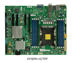 Carte mère de serveur ATX MBD-X11SPH-nCTPF/<span class=keywords><strong>nCTF</strong></span> avec socket unique LGA-3647 (socket P) Intel C622, prise en charge DDR4 - Product Image 1