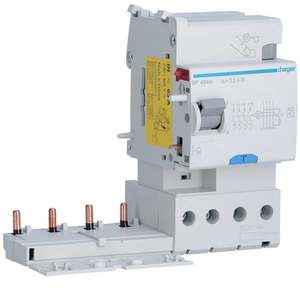 BP464N Personalizzabile con blocco differenziale Hager 4P 63A tipo AC selettivo 300mA 3M - Product Image 1