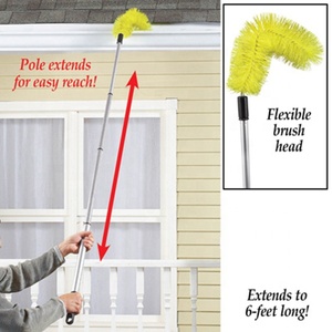 Nettoyeur de gouttière <span class=keywords><strong>télescopique</strong></span> extensible, <span class=keywords><strong>brosse</strong></span> de <span class=keywords><strong>nettoyage</strong></span> de gouttière, outil de <span class=keywords><strong>nettoyage</strong></span> de gouttière multi-usages - Product Image 5