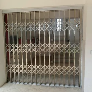Calandre de sécurité antivol en fer forgé, fenêtre coulissante avec barre en aluminium, Design de fenêtre antivol, fenêtre en métal forgé