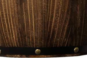 Newrays Antique 2 Pack Bois Tonneau De Vin Applique Applique Luminaire Haut Et Bas Intérieur pour Bar Zone Steampunk Thème - Product Image 4