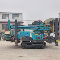 ZHIZUAN 1500m Foreuse hydraulique pneumatique diesel montée sur chenilles pour puits d'eau, machine de forage rotative avec pompe, directement de l'usine