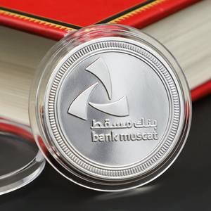 Monedas de espejo metálico personalizadas de fábrica de China moneda de plata personalizada - Product Image 2