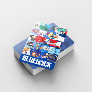92 unids/caja de dibujos animados Blue Lock Isagi Yoichi Bachira 60 Uds tarjeta <span class=keywords><strong>Lomo</strong></span> 32 Uds pegatinas accesorios de Cosplay tarjetas de Anime de papel coleccionables - Product Image 6
