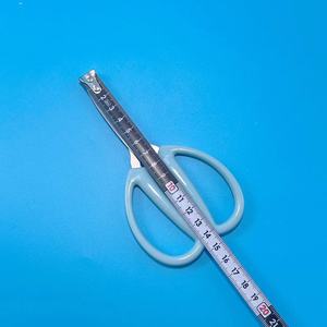 Tijeras pequeñas de plástico azul, para cortar papel, tijeras de oficina, tijeras de sastrería, tijeras para manualidades, tijeras para inauguraciones de negocios - Product Image 1