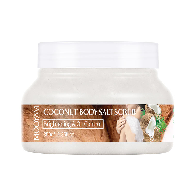 Coconut body salt scrub