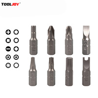 TOOLJOY – Kit professionnel de 22 embouts de tournevis avec support magnétique et mousqueton, embouts de perceuse à percussion en acier S2 pour la construction