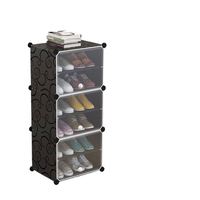 Armoire de rangement pliable en PVC, portable, pour chaussures, avec structure en acier, pour dortoir, garde-robe étudiante, pour hôtel