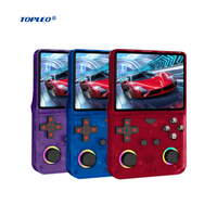 Console de jeu portable Topleo, sortie HD, chipset RK3326, 18000 jeux, lecteurs de jeux portables