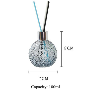 Eco-friendly Large <b>Car</b> <b>Diffuser</b> Bottle 150ml Glass Blue Gradient Flameless Aromatherapy Durable & Sustainable Product - Product Image 5