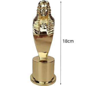 Trofeo de estatua de Faraón Egipcio de Metal personalizado para Arabia Saudita y países de Oriente Medio Premios Medallas y placas - Product Image 1